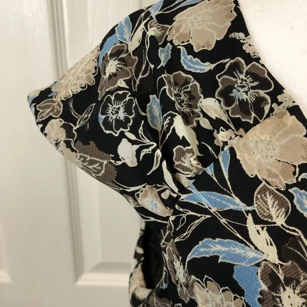 CHRISTOPHER & Banks shortsleeved maxi dress size 8 - Picture 3 of 10